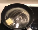 A picture of step 2 of Omelette sandwich.