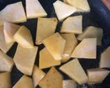 A picture of step 2 of Braised swede - can be vegan.