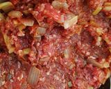 Foto langkah ke 3 dari resep Stuff peppers with Minced Beef and Mashed Potato.