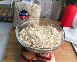 A picture of step 1 of Migas Extremeñas.