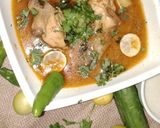 A picture of step 3 of روایتی سالن آلو گوشت.