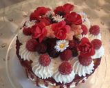 Une image de l'étape 6 de Layer cake aux fruits rouges.