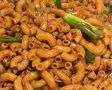 Gambar langkah 5 resipi Macaroni Goreng Sos.