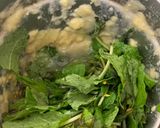 A picture of step 2 of Kabuli chana pudina chutney.