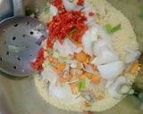 A picture of step 2 of Dambun cous cous.