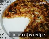 A picture of step 10 of Chicken fajitas pizza.