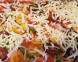 Pas rețetă Pizza mixtă (o gustare la pachet grozavă) 3 fotografie