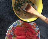 Foto del paso 2 de la receta: Pastas con espinaca a la crema, tomate y camarón