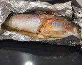 A picture of step 4 of Baked trout and vegetables.