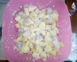 Фото кроку 2 до Запеченый картофель с кусочками мяса.