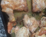 Foto del paso 7 de la receta: Pollo Horneado al Limón con Chauchas y Huevos Duros