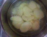 A picture of step 1 of Kuttu aloo pakoda.
