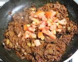 A picture of step 4 of Chettinad Mutton Chukka.
