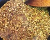 A picture of step 2 of Usal (Sprouted beans).