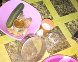 A picture of step 1 of Beet root drink.