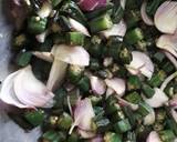 Bhindi ki bhujiya lady finger recipe step 3 photo