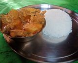 নতূন আলু দিয়ে ঝাল চিকেন র ঝোল (Natun aloo diye chicken r jhol recipe in Bengali) রেসিপি ধাপ - 7 ছবি