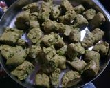 A picture of step 3 of Bajri methi muthia/ pearlmilet fenugreek muthia.