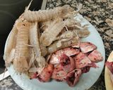 Foto del paso 1 de la receta: Molls amb crema de galeres i taronja