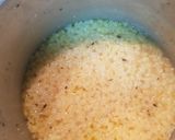A picture of step 1 of Rava Pongal.