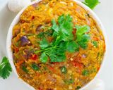 A picture of step 6 of Baingan Bharta (Smoky Eggplant Curry).