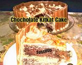 A picture of step 3 of Chocolate Kitkat Cake.