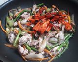 Foto del paso 4 de la receta: Wok primavera 🥘