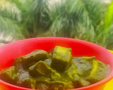 A picture of step 9 of Palak Paneer.