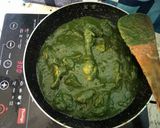 পালং চিকেন (palong chicken recipe in Bengali)) রেসিপির ধাপ 8 ছবি