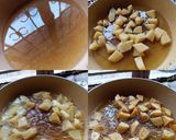A picture of step 1 of Lady finger Potato subji.