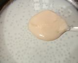 A picture of step 4 of Sabudana Kheer.