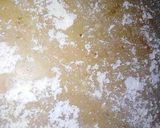A picture of step 1 of Chocolate pawri (donut bread).