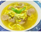 Foto langkah ke 6 dari resep 3. Sup Telur Jagung Sosis #RabuBaru.