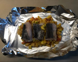 Foto del paso 5 de la receta: Merluza en papillote con verduras