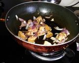A picture of step 1 of Kathal Biryani.