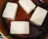 Foto langkah ke 4 dari resep Vegan Anko (Red Bean Paste) pan fried KiriMochi☁️🫘🍡.