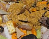 صورة لخطوة 4 من وصفة الأرز المكرمل بالخضار والدجاج