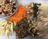 A picture of step 5 of Japanese soy cooked vegetables.