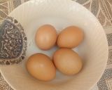 A picture of step 1 of Fried sweet potato with egg.