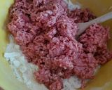 A picture of step 5 of My Homemade Beef & Pork Cheesey Burgers.