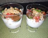 A picture of step 19 of Dahi Bara Chickpea Chaat.