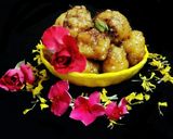 A picture of step 3 of Our Western Odisha 's favorite Khoya Rasbara.