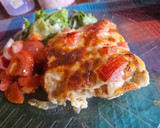 Foto del paso 9 de la receta: Pollo al horno con papas y muzzarella