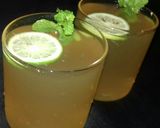 A picture of step 2 of Lemon mint ajwain juice.