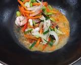 กุ้งผัดกะปิสะตอ วิธีทำสูตร 4 รูป