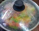 A picture of step 3 of Karonda pickle.
