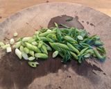 A picture of step 6 of Sweet potato and coconut green thai curry soup.