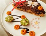 عکس مرحله 10 از دستور کیک کدو حلوایی با ماکروفر🥮🎃