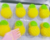 Hình bước làm 6 của món Bánh dứa Đài Loan hình trái dứa