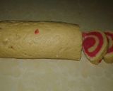 A picture of step 6 of Pinwheel cookies.